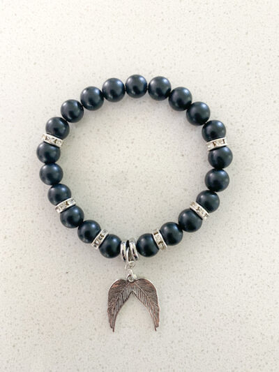 Bracelet d’obsidienne noir