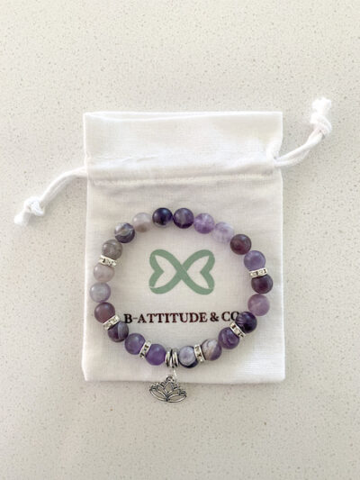 Bracelet d’amethyste Mat