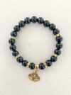Bracelet d'obsidienne or – Image 3