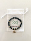 Bracelet d'obsidienne or – Image 2