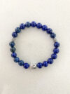 bracelet Lapiz Lazuli -Tête de bouddha – Image 3