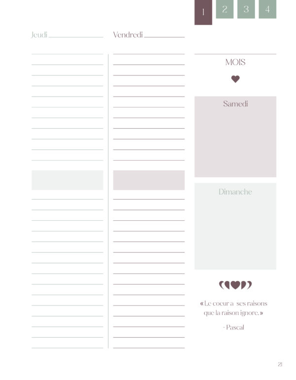 Planificateur d'intentions (agenda) – Image 21